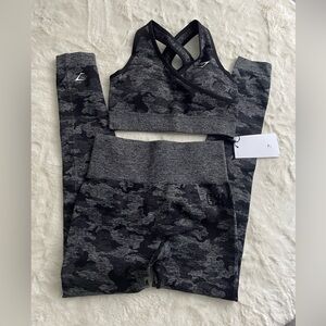Gymshark camo Leggings and sports bra